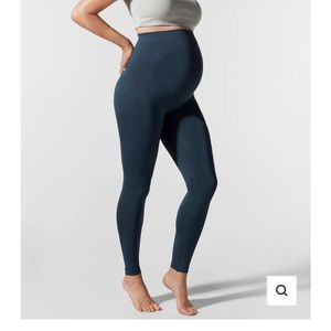 Blanqi everyday maternity belly support leggings - navy size large